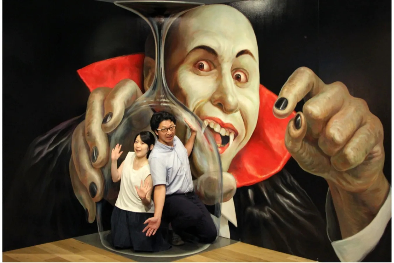 ▲トリックアート体験イメージ