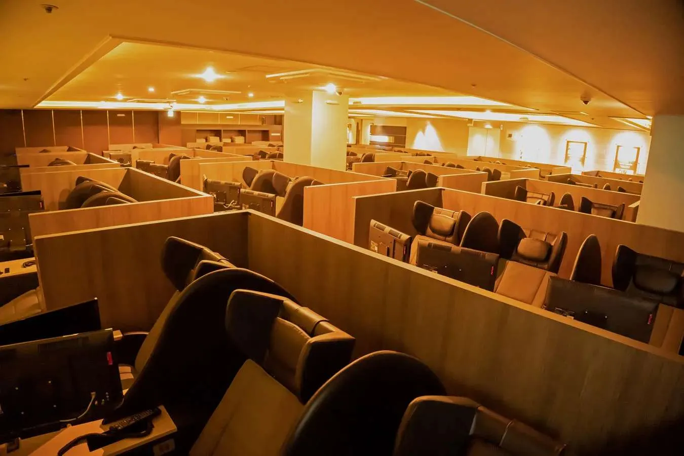 ▲男女共有リラックスラウンジ