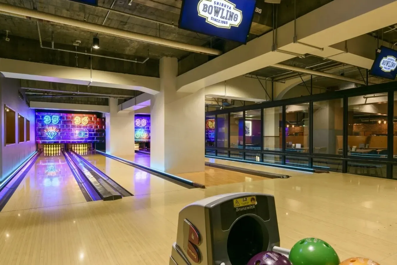 ▲地下1階レーン