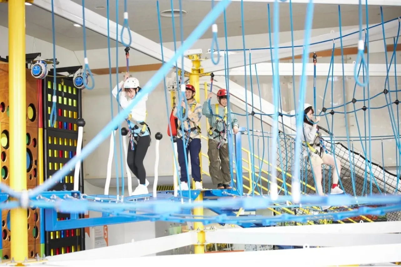 ▲ロープウォークエリア