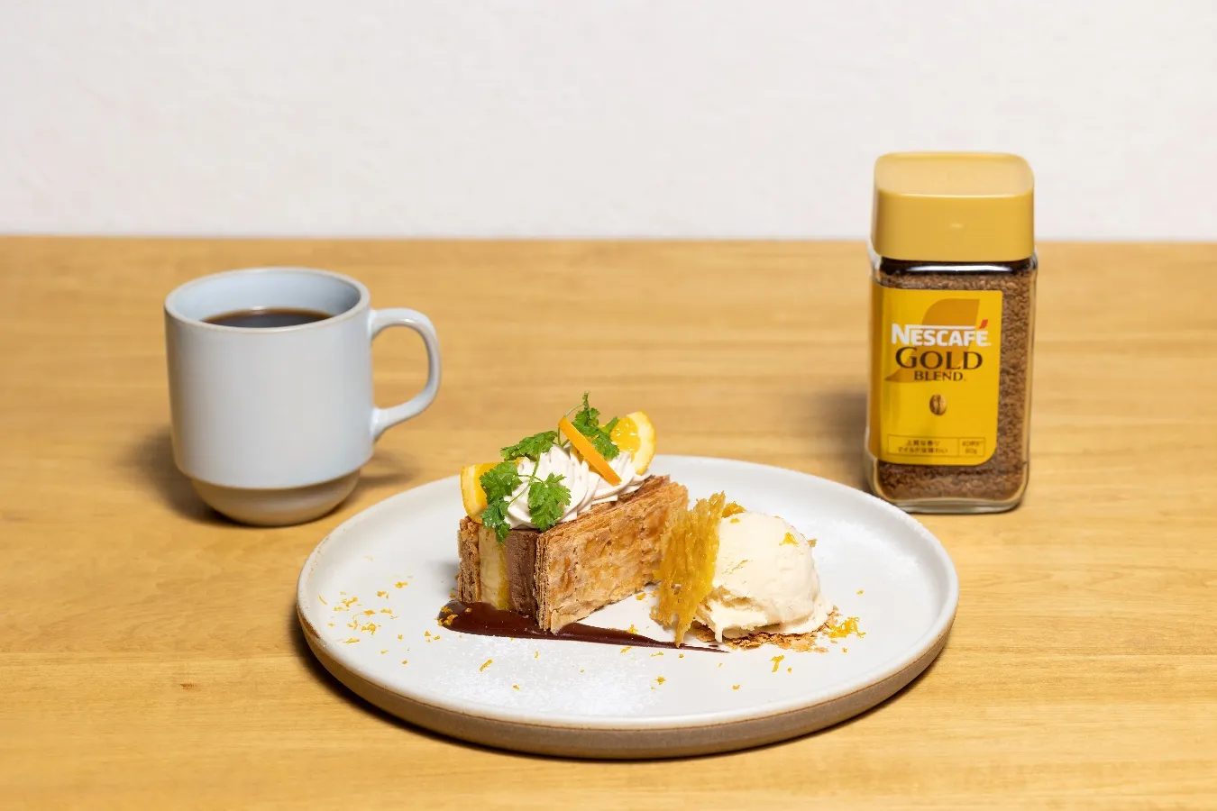 ▲「チョコレートムースのミルフィーユ」