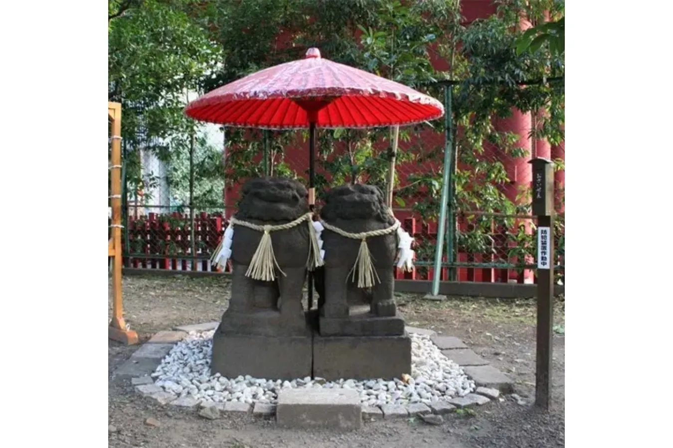▲夫婦狛犬