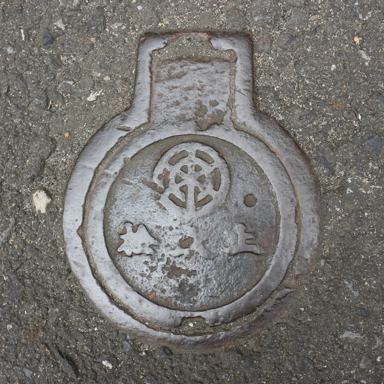 ▲千駄ヶ谷町水道・止水栓(INビル前)