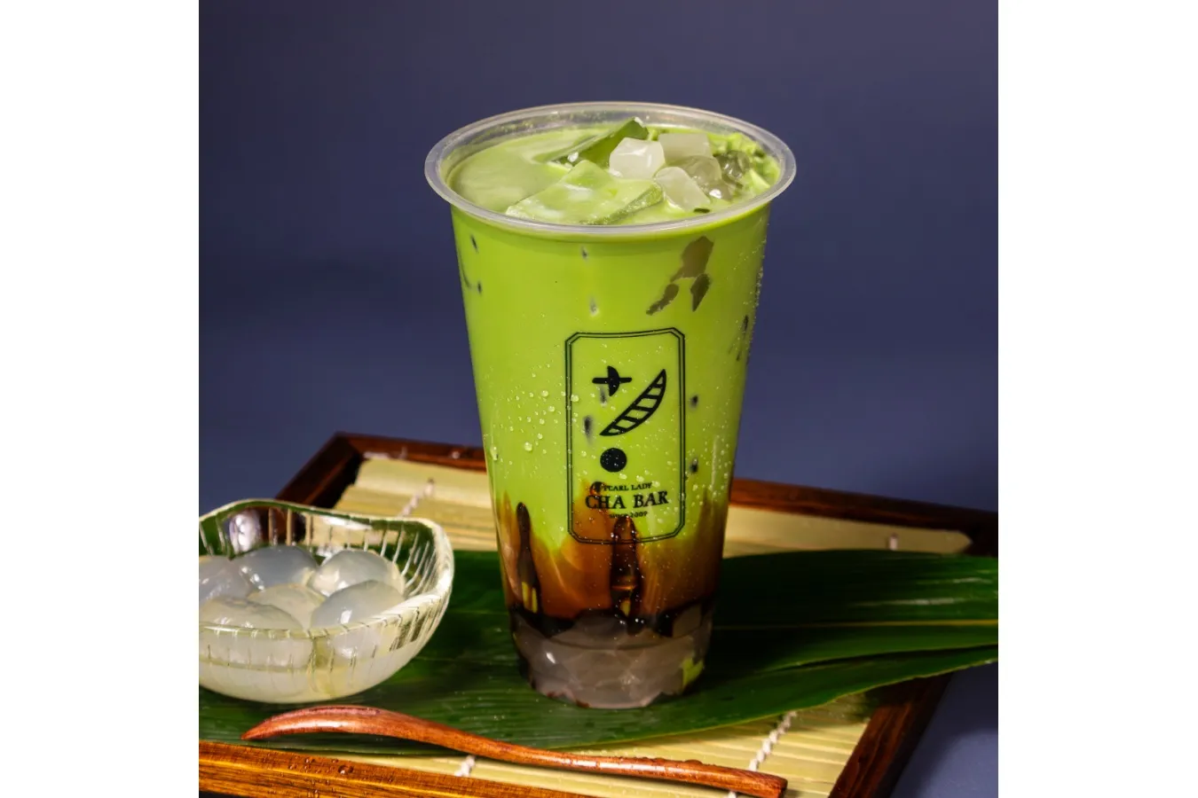 ▲「黒糖わらび抹茶ミルクティー」