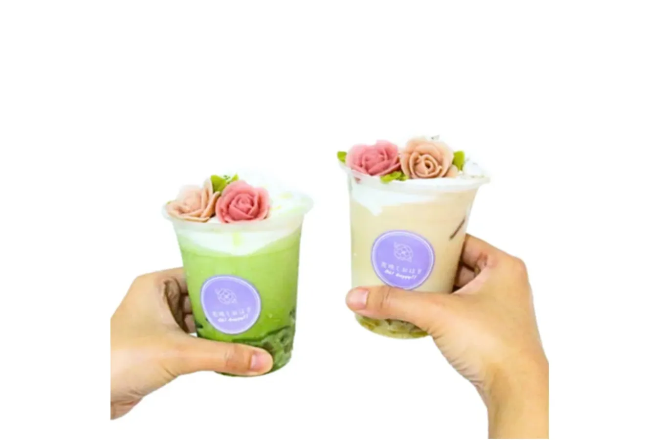 ▲「花咲くわらび餅ドリンク」