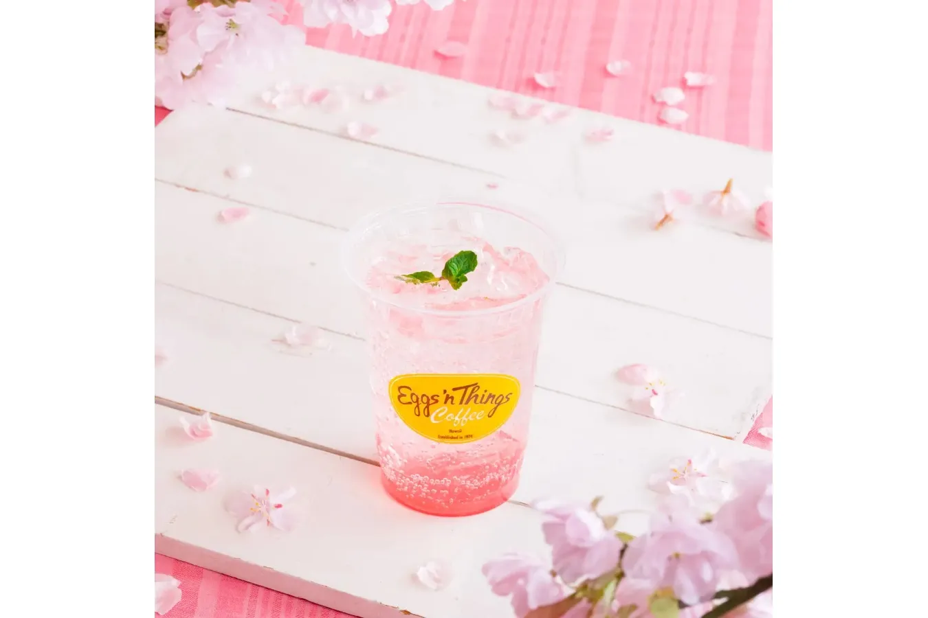 ▲「桜スカッシュ」テイクアウト