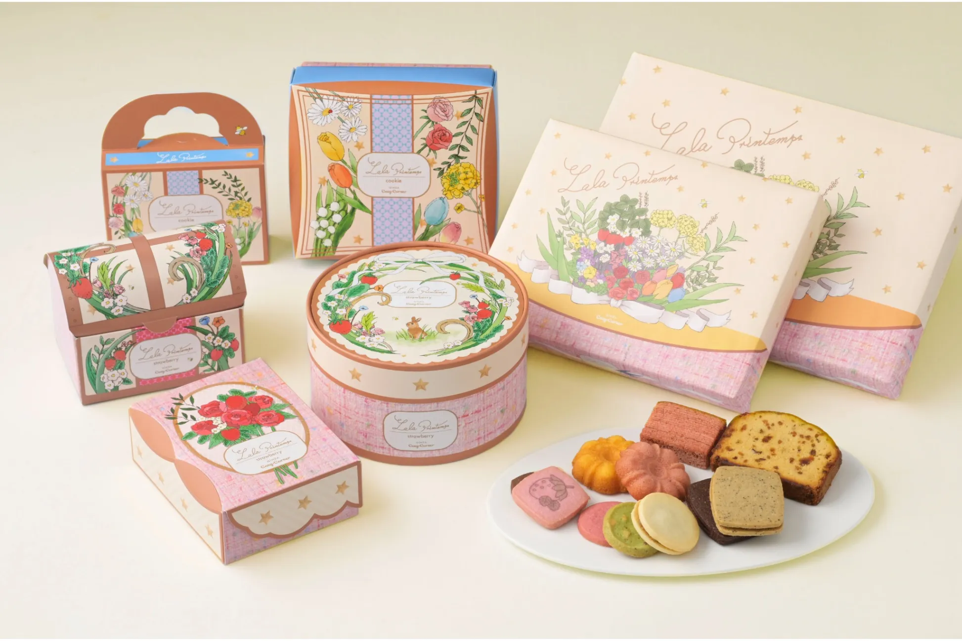 【銀座コージーコーナー】ホワイトデーシーズン限定！“花”モチーフの焼菓子ギフトが登場