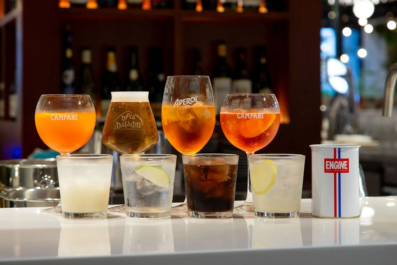 ▲カクテルのバリエーションも豊富