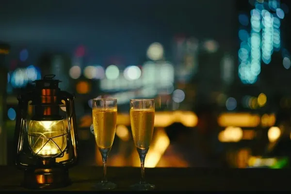 新宿の夜景を眺めながら優雅なひとときを「SOUNDS terrace」
