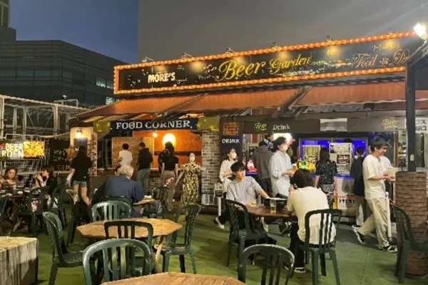 屋上で乾杯！「網焼きBBQ&おつまみビュッフェBEER GARDEN」