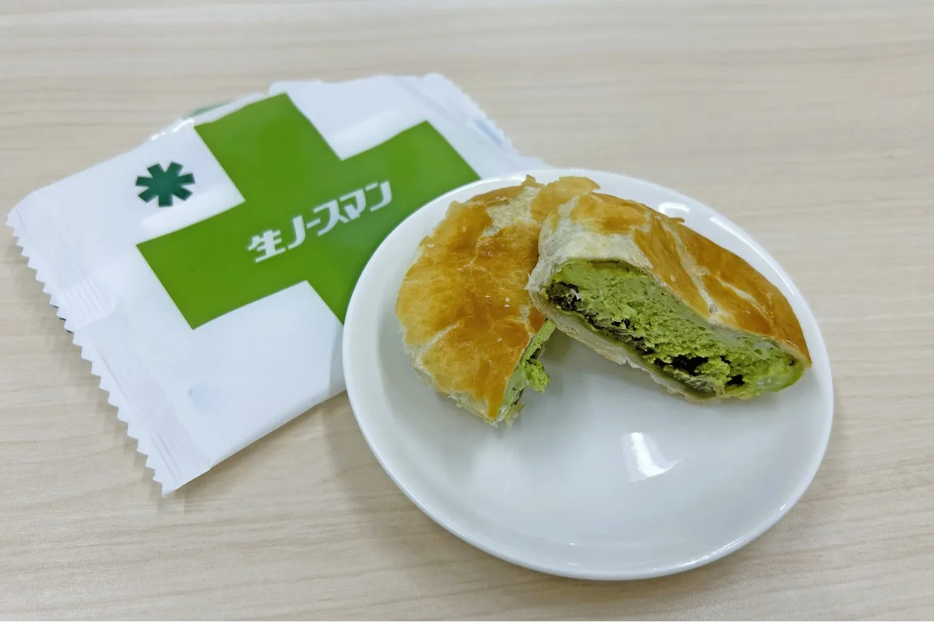 ▲上品な抹茶が香る「生ノースマン 抹茶」（撮影：レッツエンジョイ東京編集部）