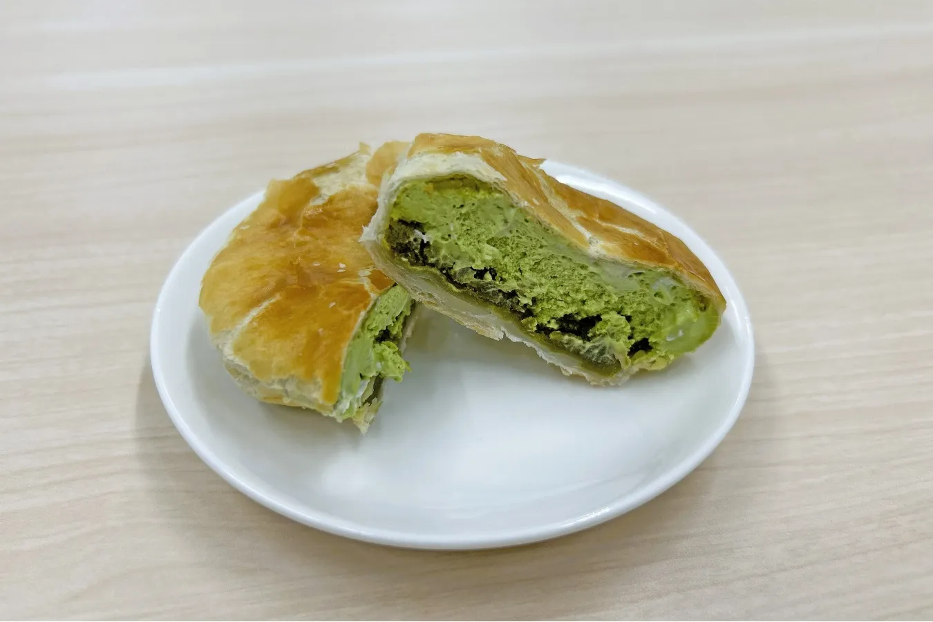 ▲上品な抹茶が香る「生ノースマン 抹茶」（撮影：レッツエンジョイ東京編集部）