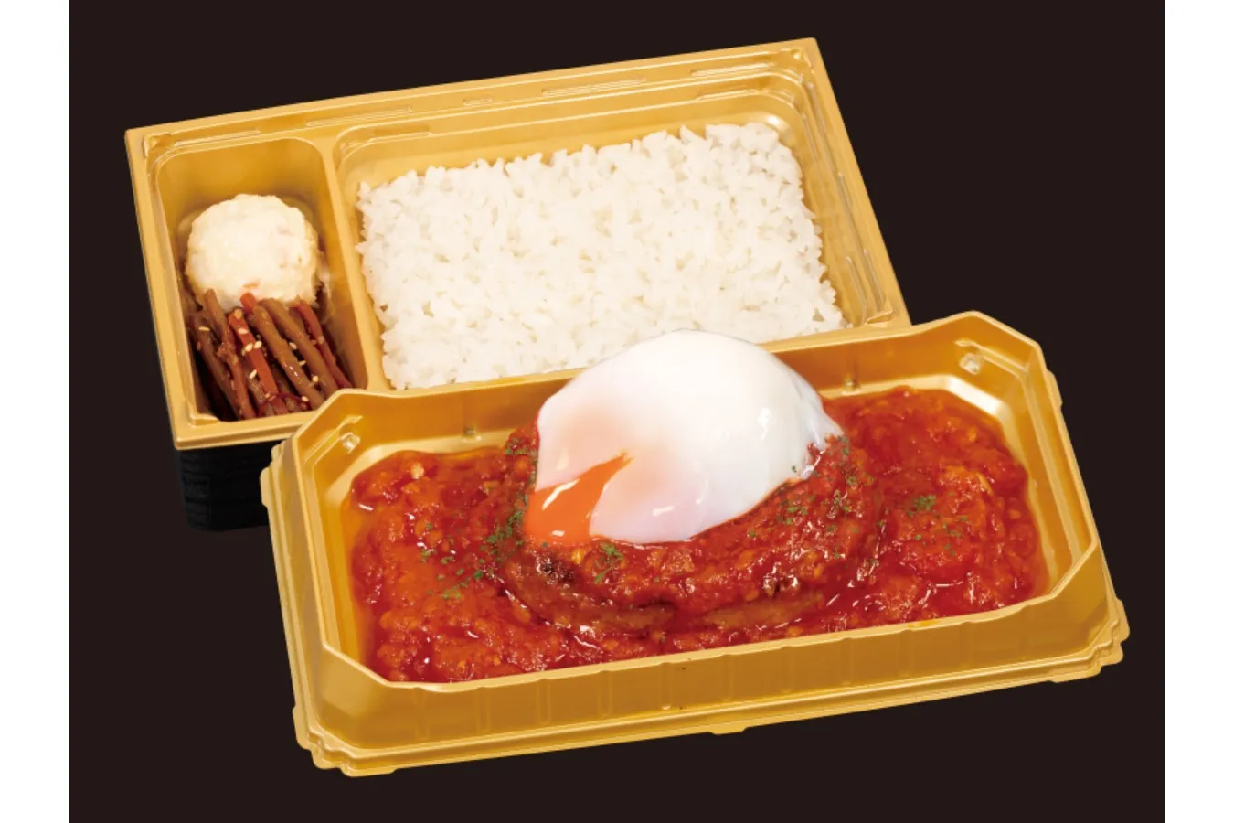 ▲「国産黒毛和牛のうまトマハンバーグ」
