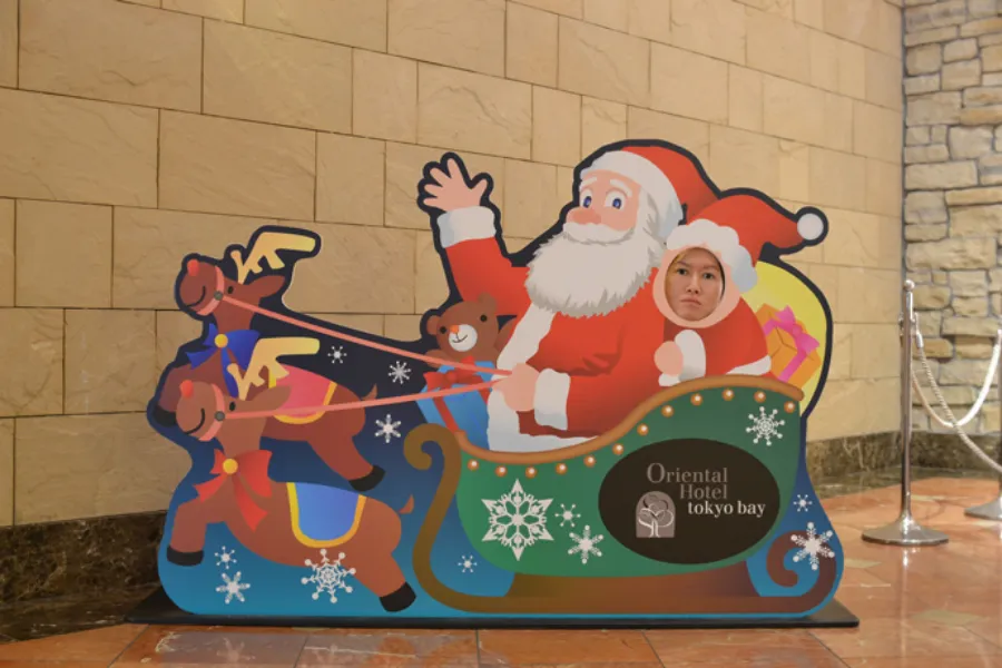 ▲こんなにクリスマスムード満点のステキな感じの看板も…