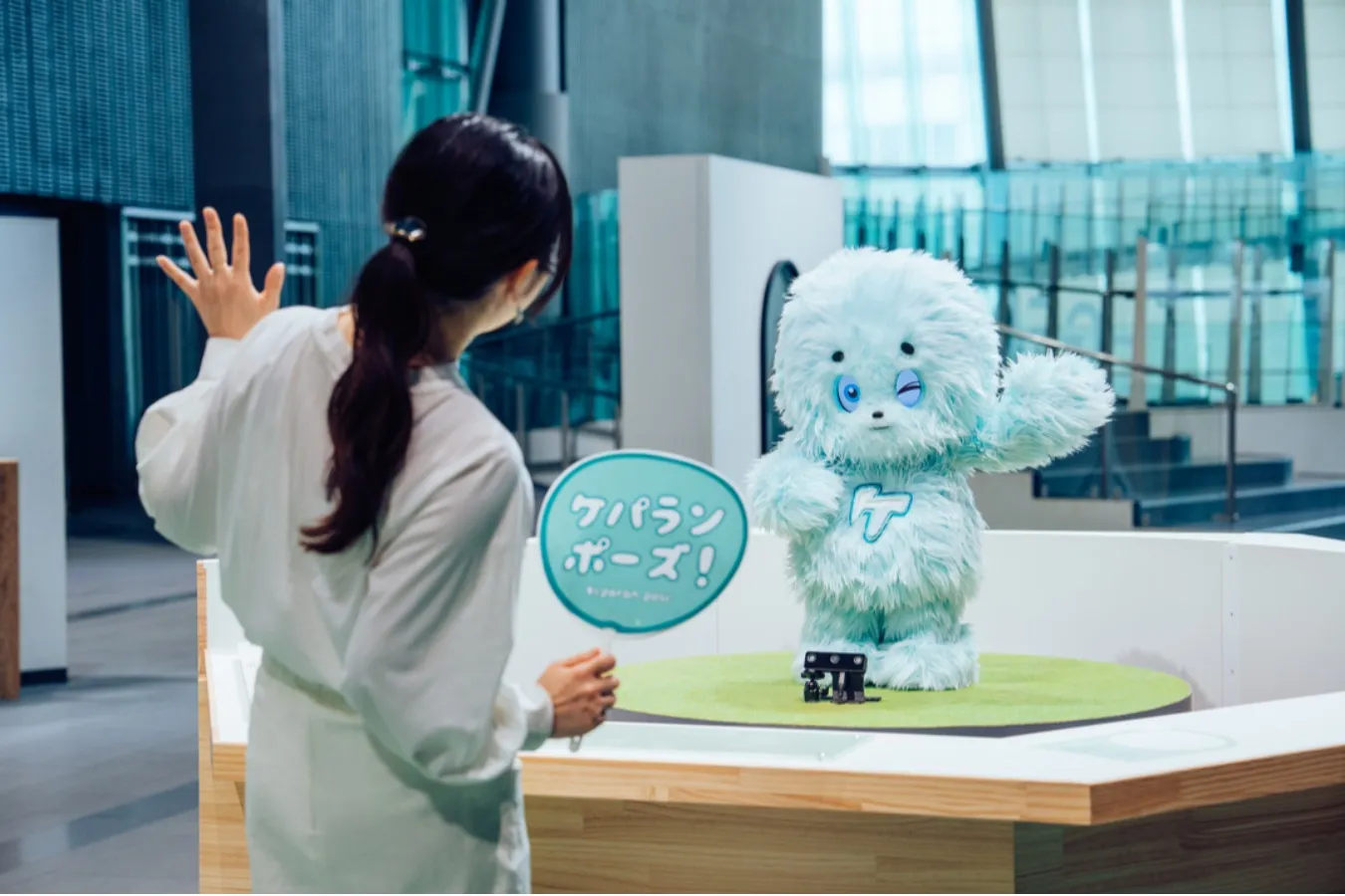 ▲パートナーロボット「ケパラン」