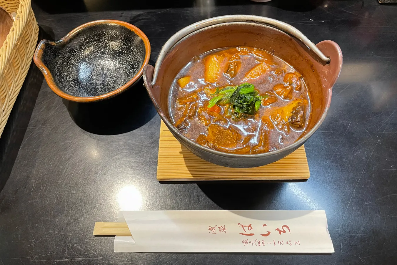 ▲名物の「ビーフシチュー」