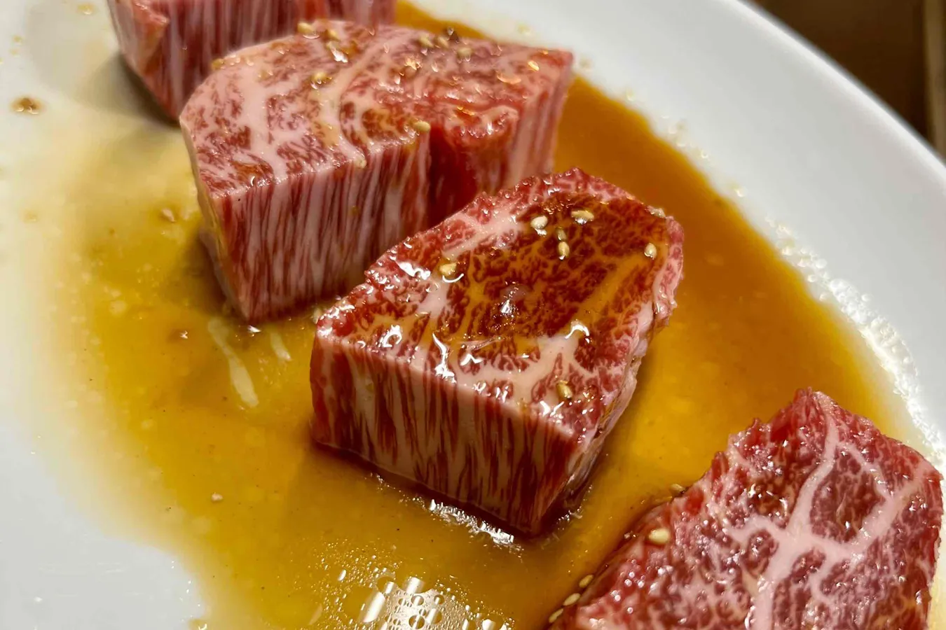 ▲お店イチオシの「特上カルビ」