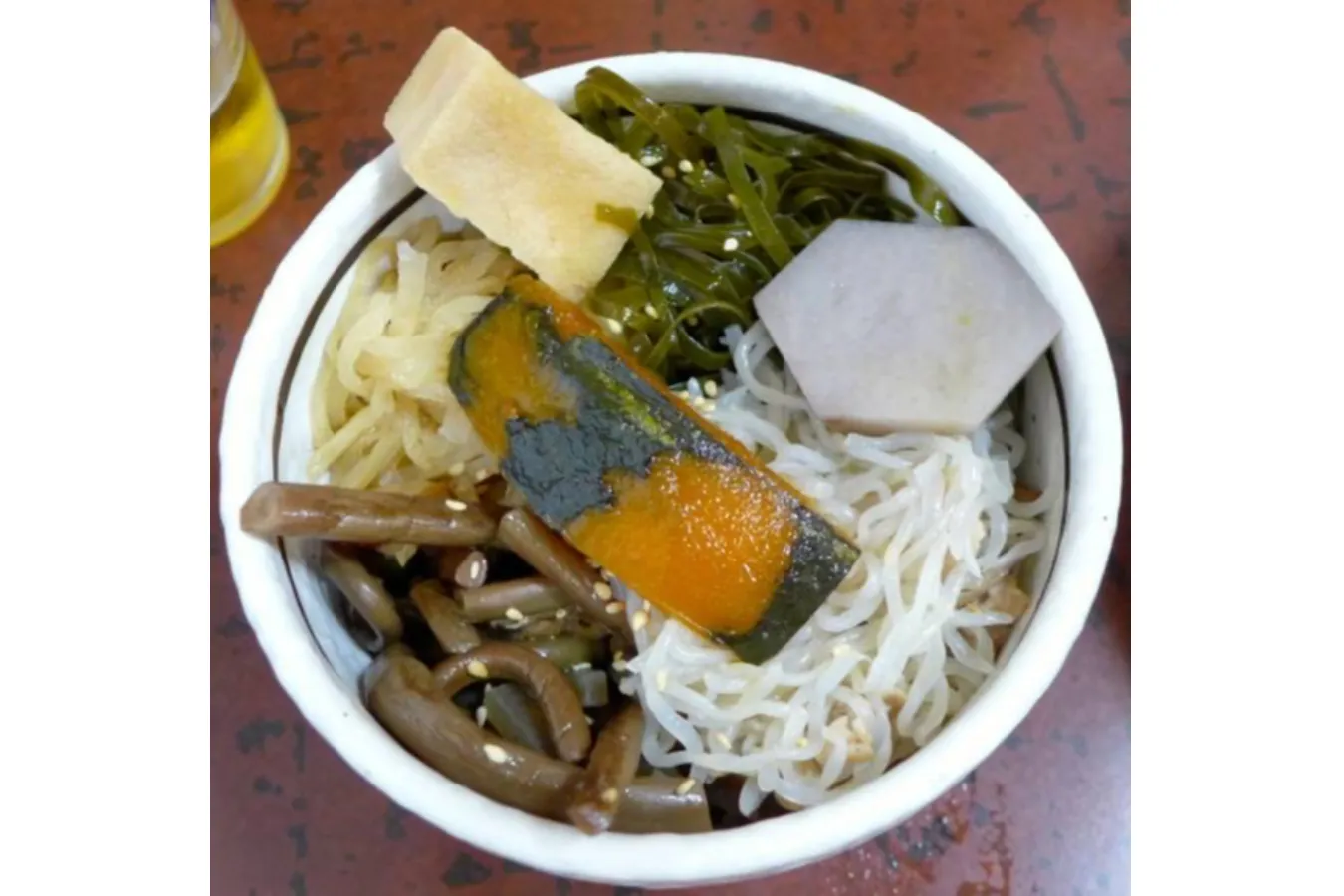 ▲「煮物盛り合わせ」