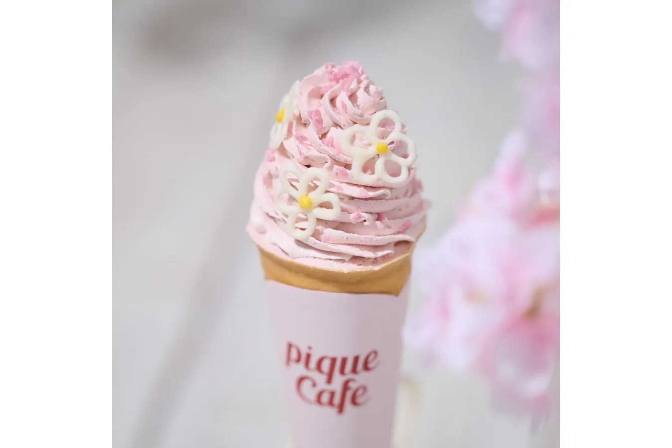 ジェラピケカフェ】春限定！桜クレープ＆ストロベリーほうじ茶ラテが登場