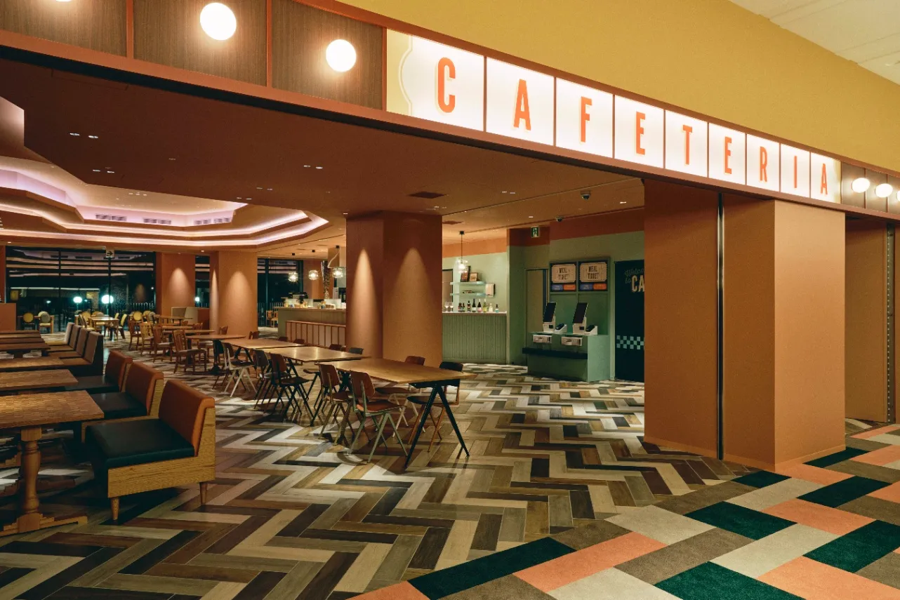 ▲Cafeteriaエントランス