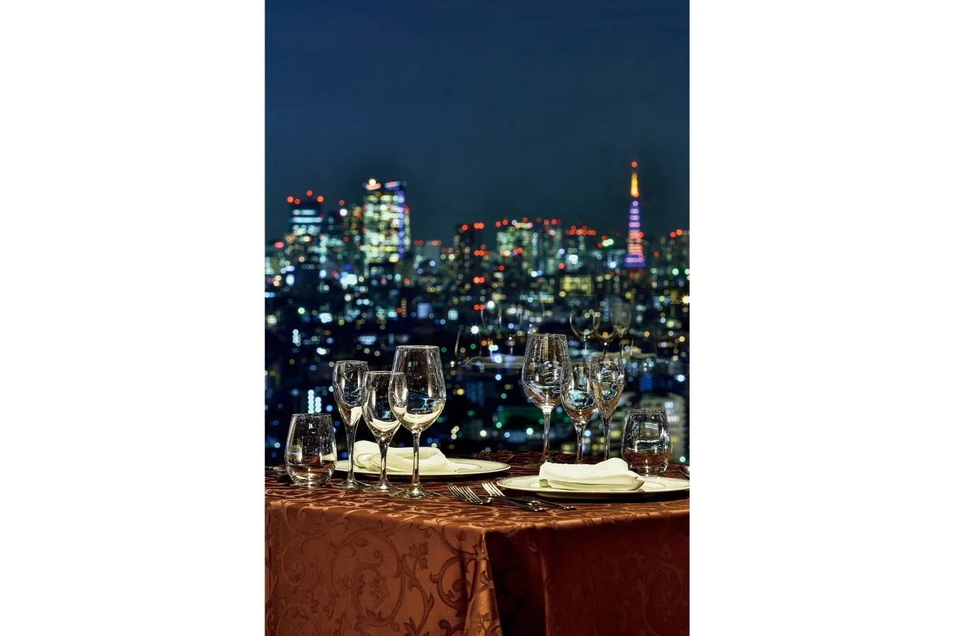▲レストランスカイキャロットからの夜景