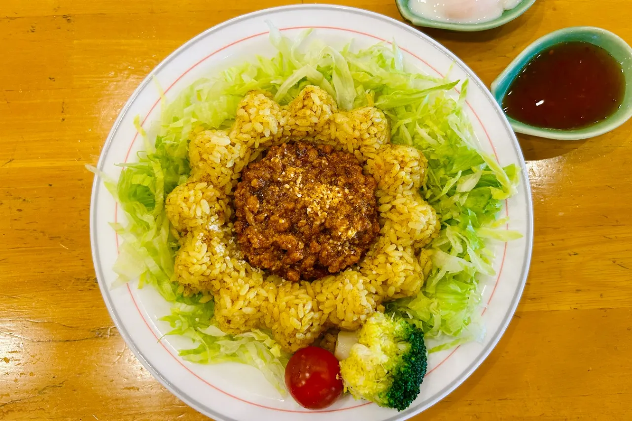 ▲「ひまわりタコライス」(1,500円)(撮影:レッツエンジョイ東京編集部)