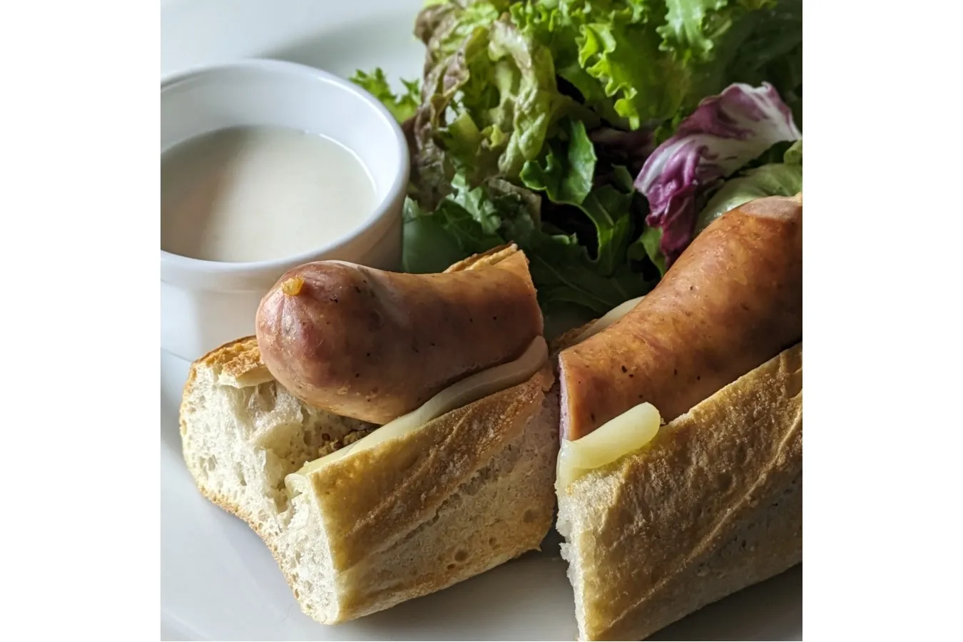 ▲「ホットドッグ」（1,100円）