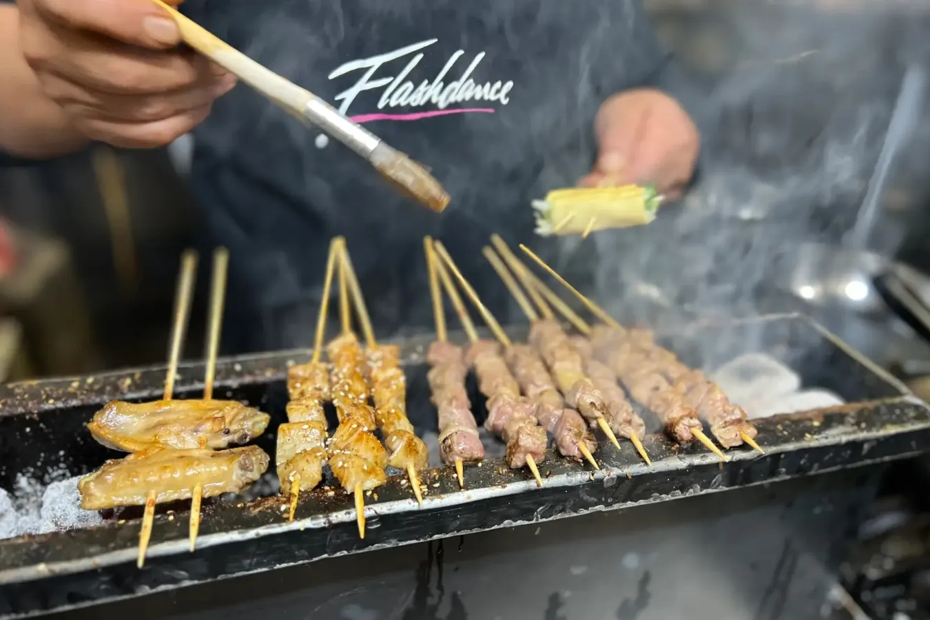 ▲「串焼き各種」