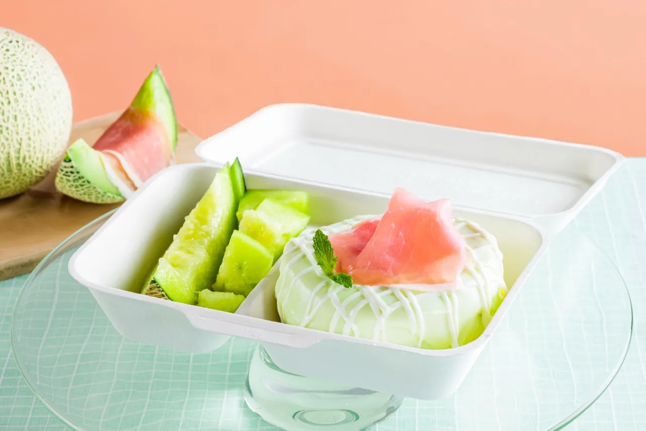 ▲「生ハムメロンのパンケーキ」