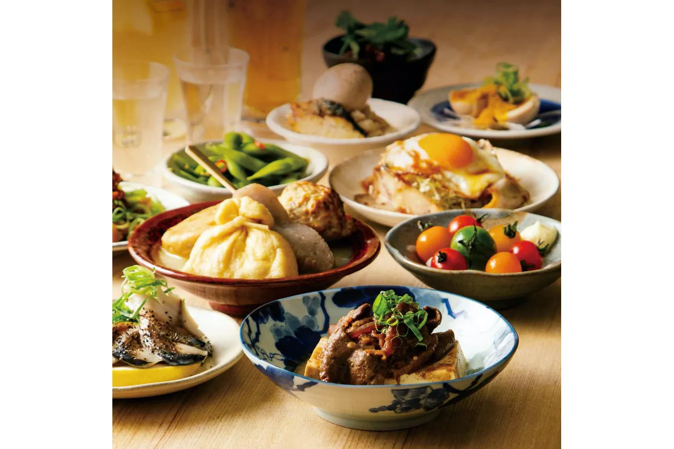 ▲「ハマチカ酒場」では、鶏出汁のおでんと日本各地から厳選した日本酒を楽しめる ※料理イメージ