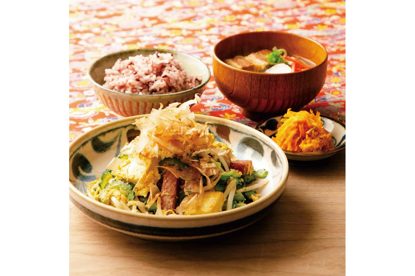 ▲「島料理　ちゃんぷら～」は、沖縄料理の代表であるチャンプルの専門店 ※料理イメージ