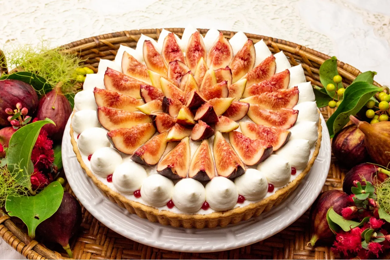 ▲「イチジクのタルト 〜ショートケーキ風〜」