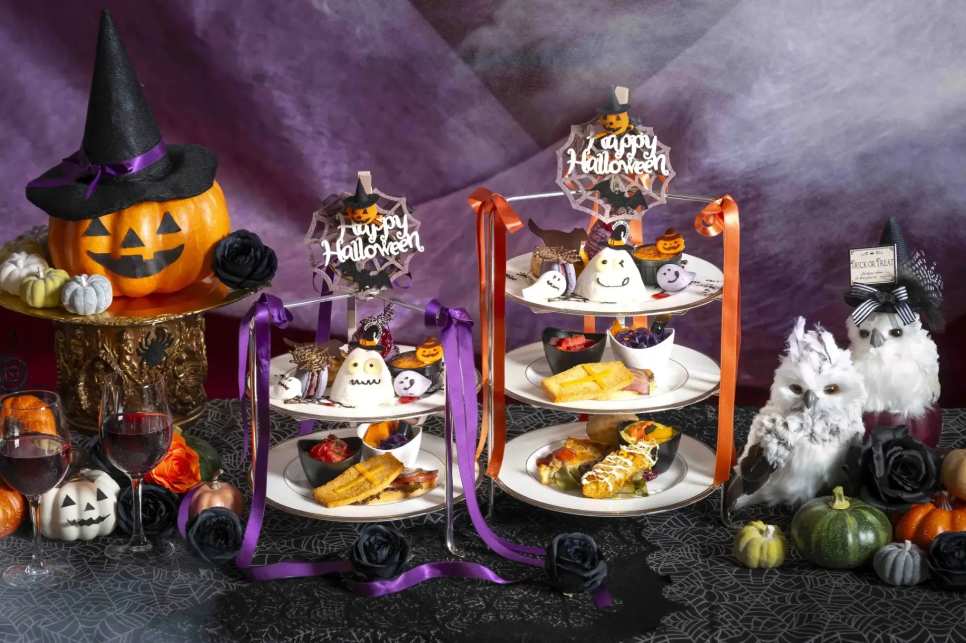 【コロンバン原宿サロン】ハロウィンアフタヌーンティーが登場！おばけやミイラなどのスイーツも