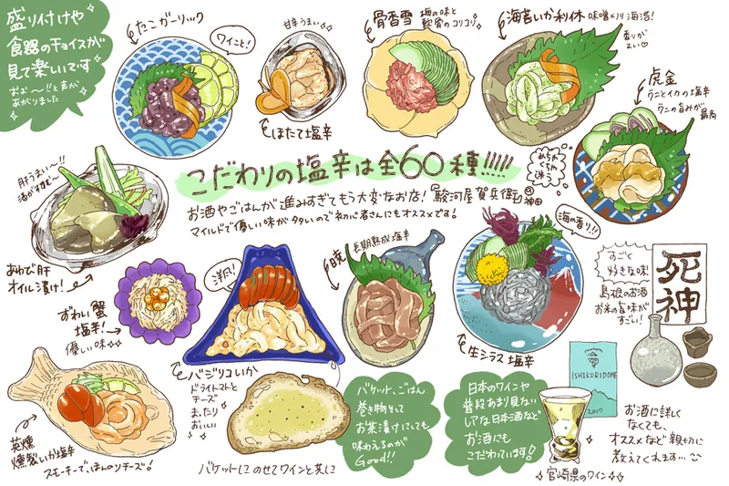【秋葉原】60種類も！塩辛専門店「駿河屋賀兵衛」レポ