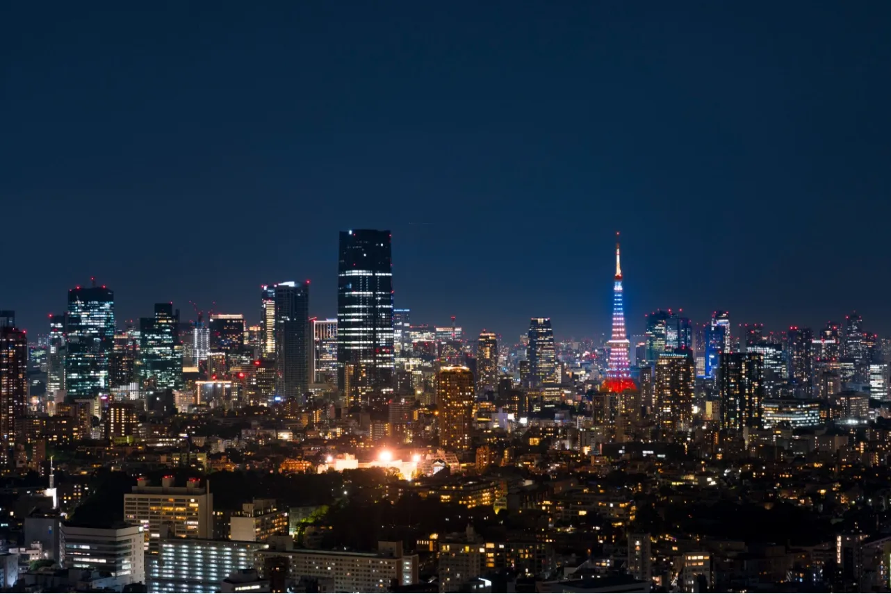 ▲TOP of YEBISU夜景