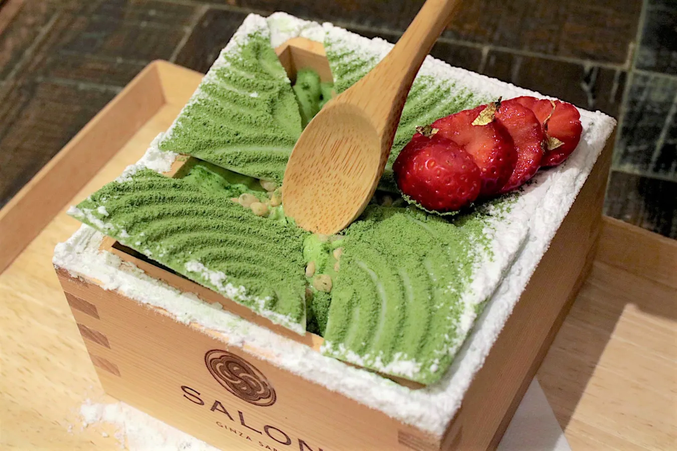 抹茶の升パフェが美味！銀座「サロン ギンザ サボウ」へ_1264258