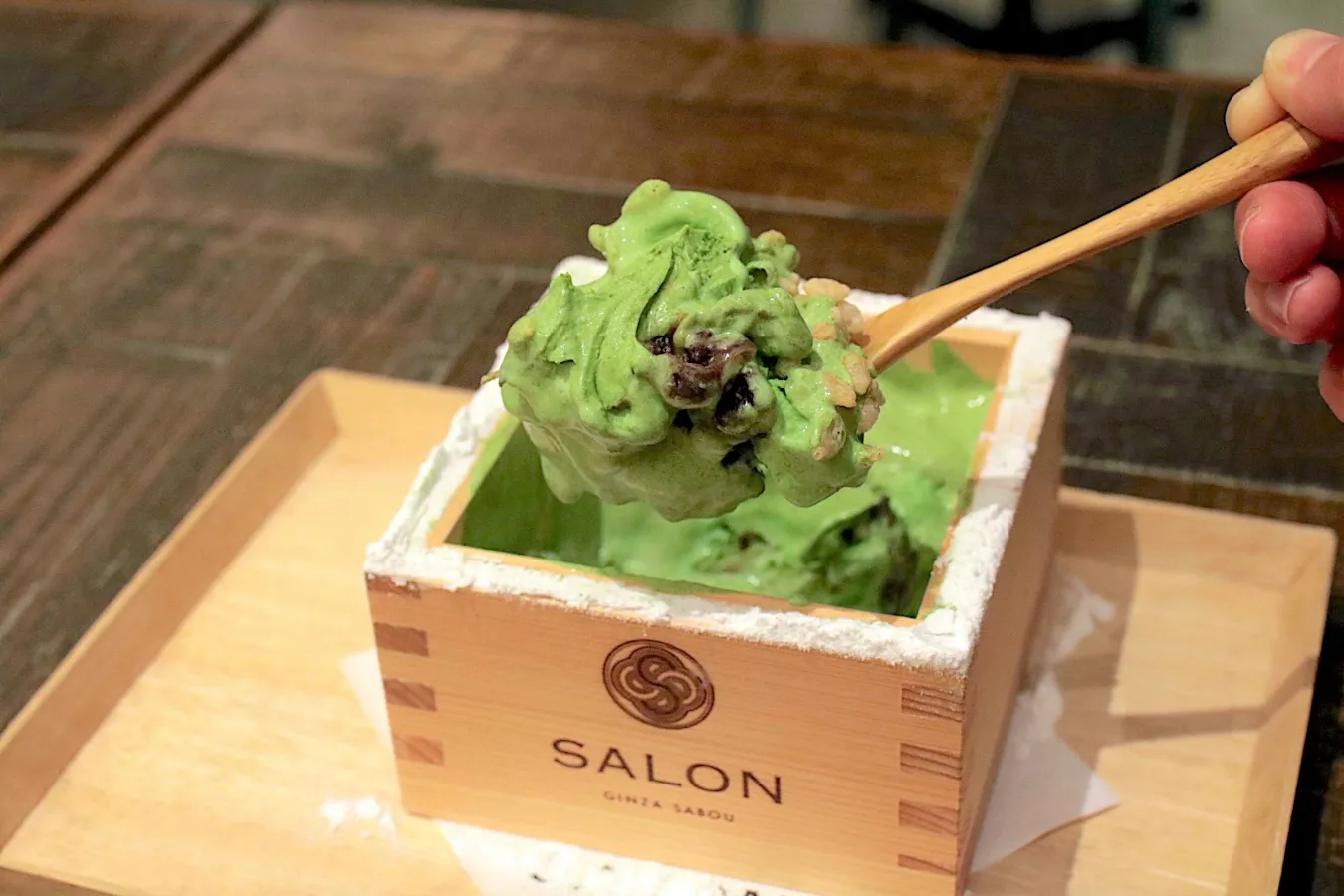 抹茶の升パフェが美味！銀座「サロン ギンザ サボウ」へ_1264259