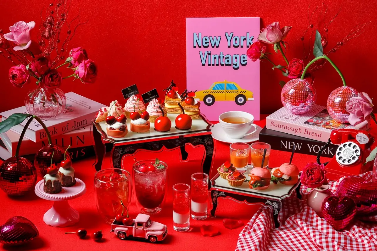 ザ ストリングス 表参道】レトロポップなチェリー＆ローズアフタヌーン