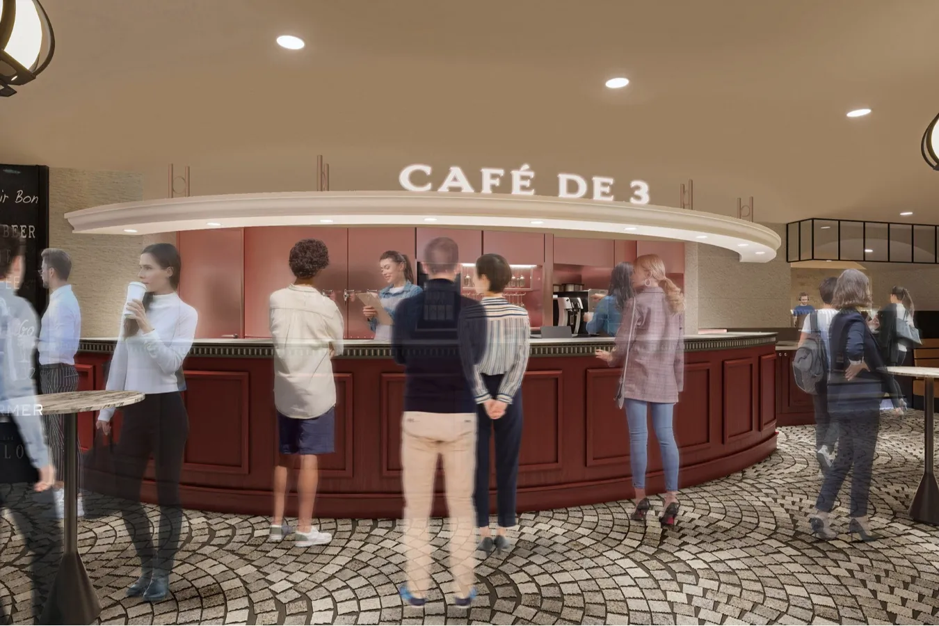 ▲新業態「CAFÉ DE 3」※店舗イメージ