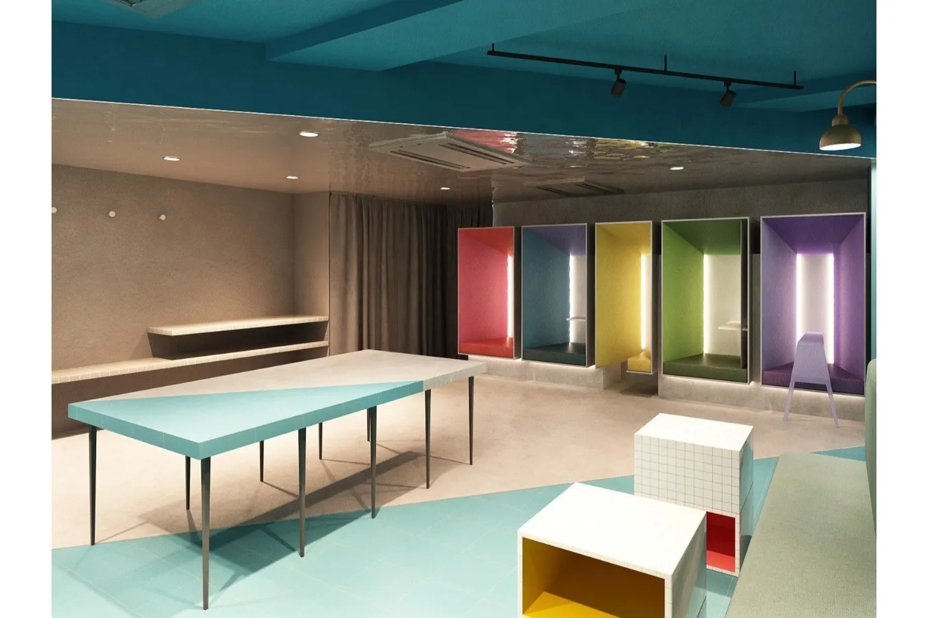 ▲「COLOR LOUNGE」