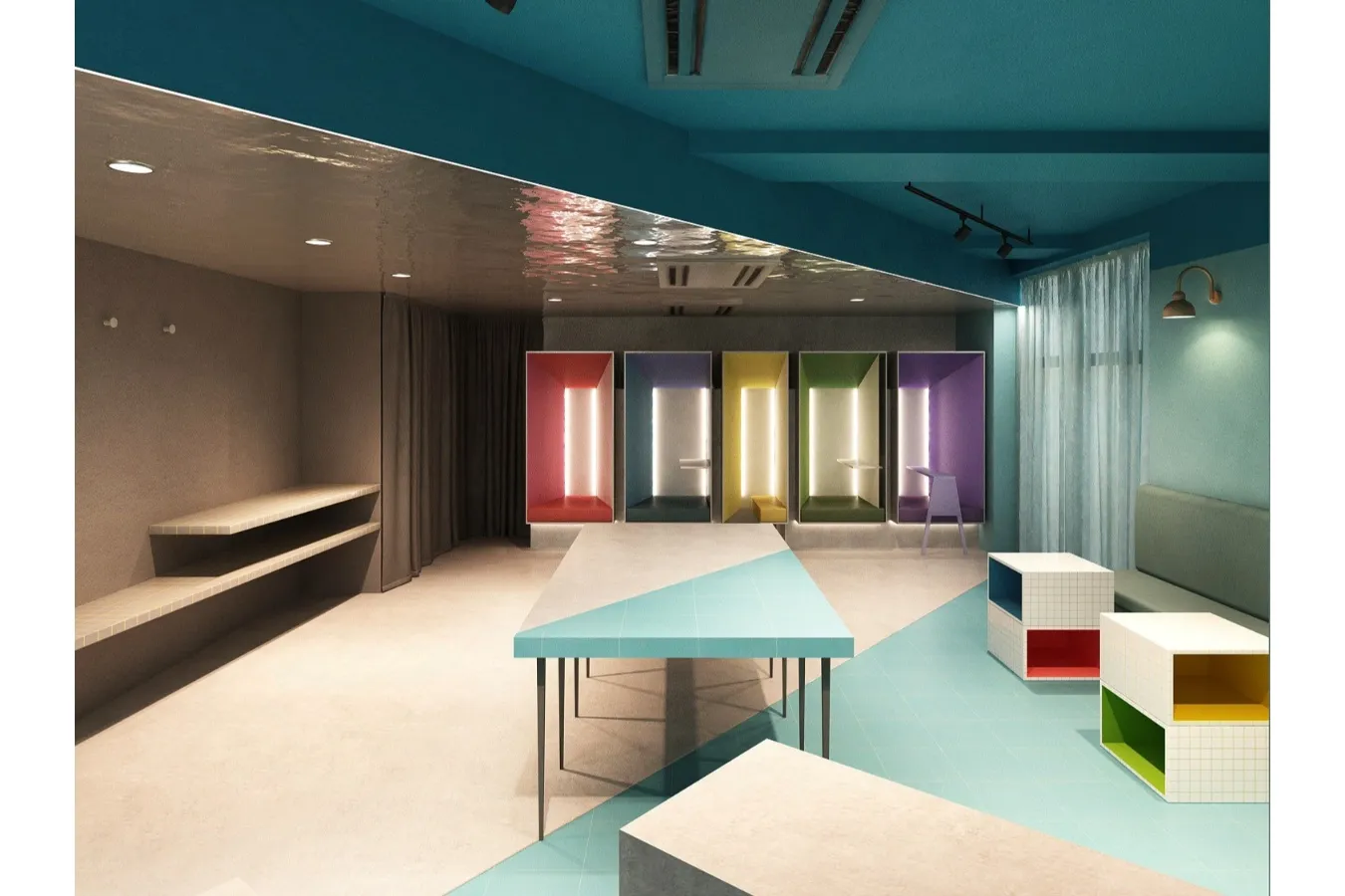 ▲「COLOR LOUNGE」