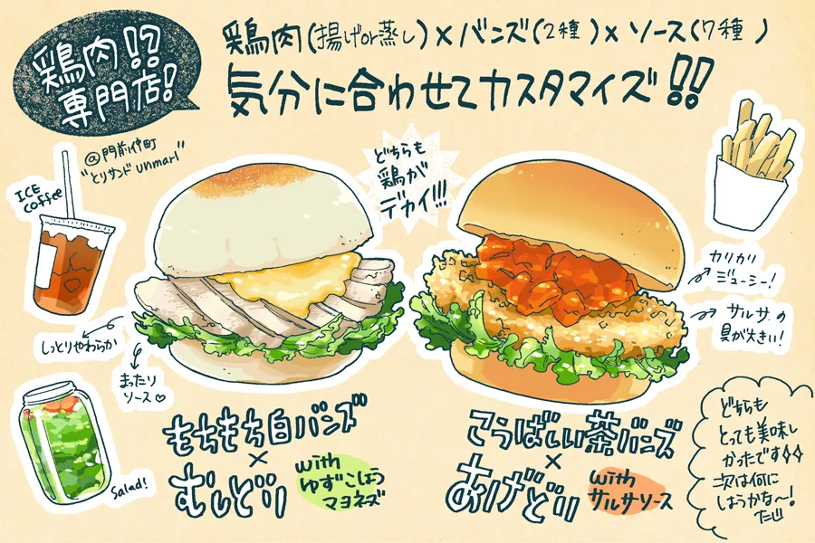 まさかの鶏肉サンド専門店！？鳥スキーなら「とりサンドunmarl」に絶対行くべき