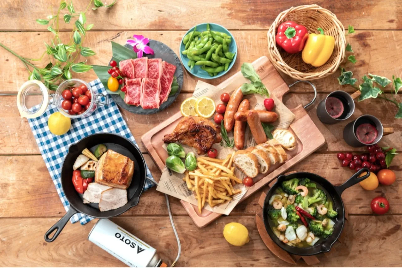 ▲ゴールドスターBBQプラン（8品）