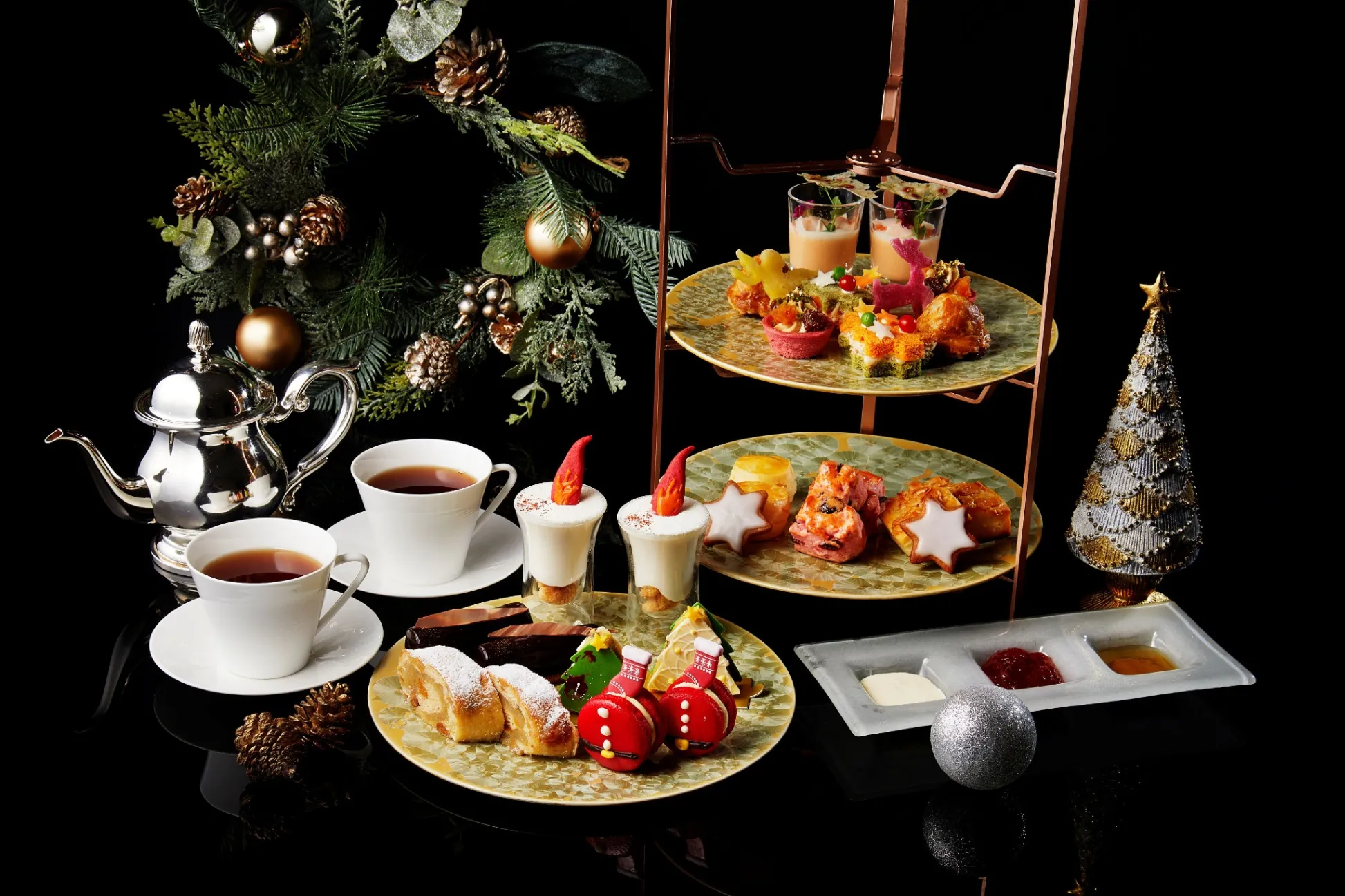 【シャングリ・ラ 東京】遊び心を盛り込んだクリスマスアフタヌーンティーが登場