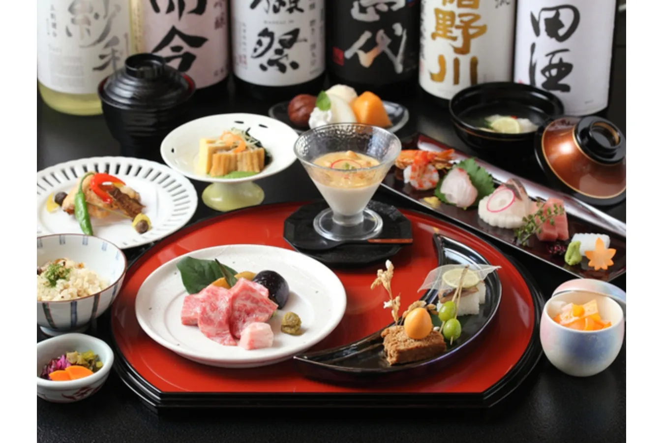▲和風会席料理