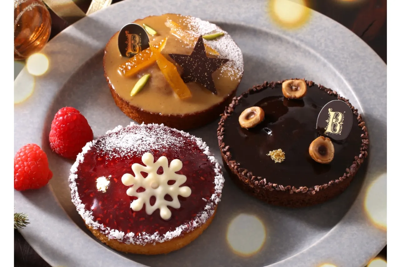 ▲クリスマス限定の3種の「ガトー・ナンテ」