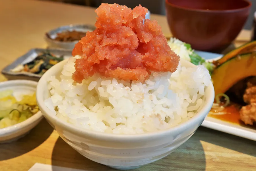 【汐留】明太子食べ放題！「さち福やCAFÉ」レポ