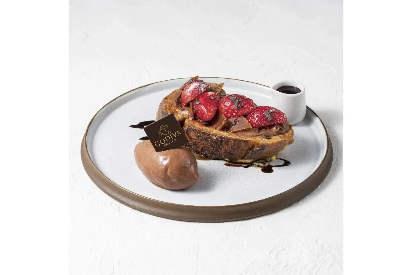 ▲「フレンチトースト ストロベリー」