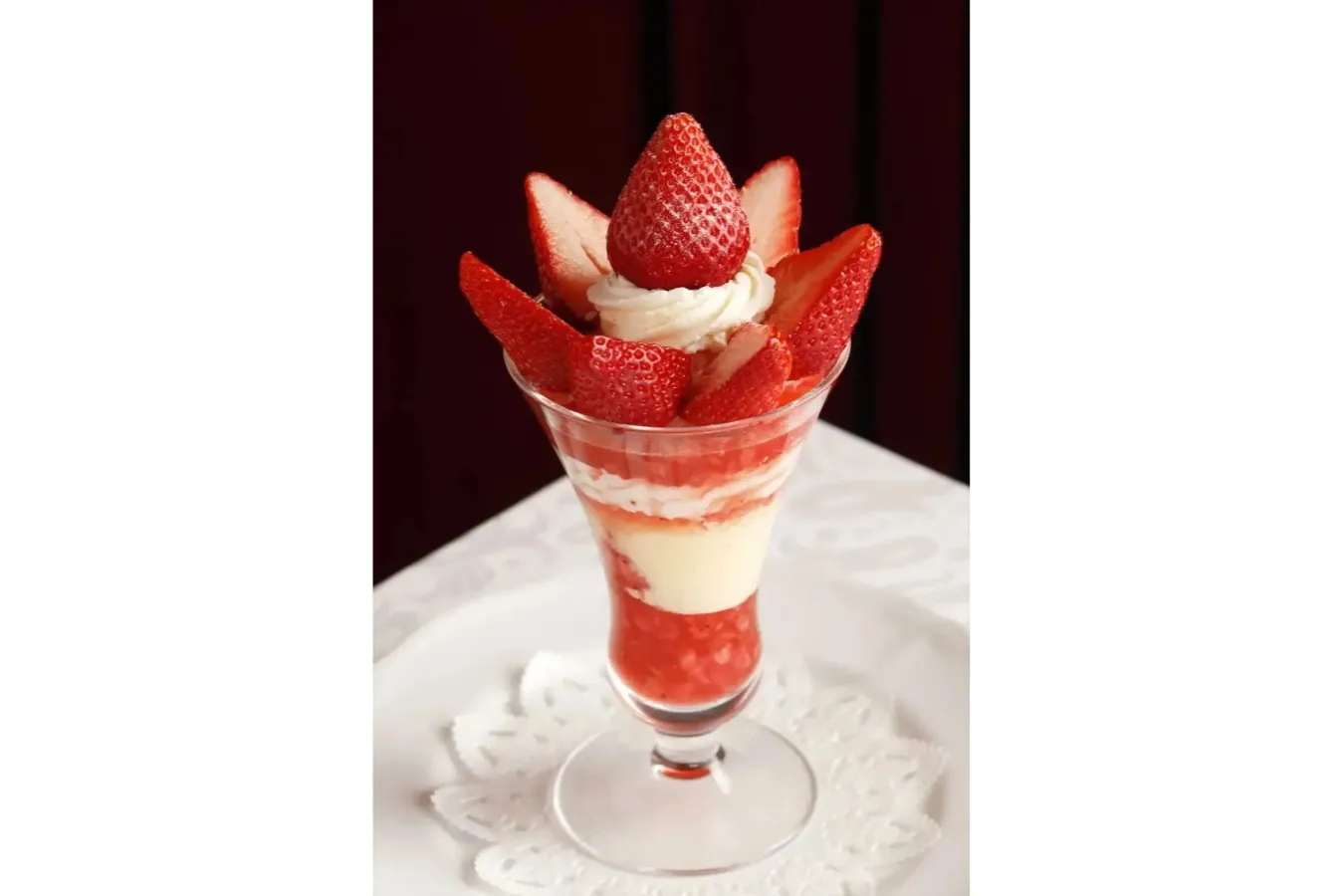 ▲「岐阜県産“濃姫”のストロベリーパフェ」