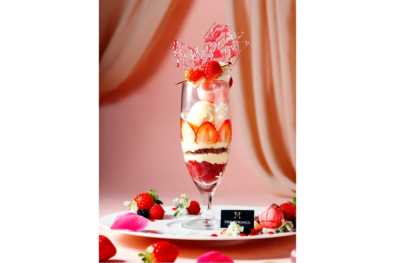 ▲「ハートいちごのLovelyパフェ」